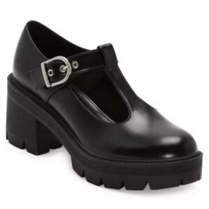 Arizona Jean Company Black Platform Mary Jane Shoes